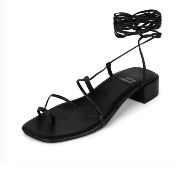Jeffrey Campbell Agate 2 Sandal in Black Size US 8 NWT - Picture 1 of 9